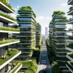 신재생에너지발전설비 성공적인 커리어 개발 - **Prompt 1: Sustainable Urban Future with Zero-Energy Buildings**
A wide-angle shot of a futuris...